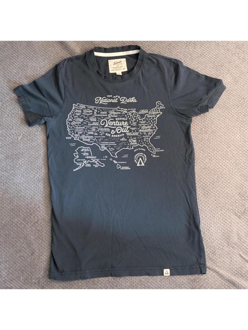 The Landmark Project National Parks Graphic T-Shirt Size S Organic Cotton